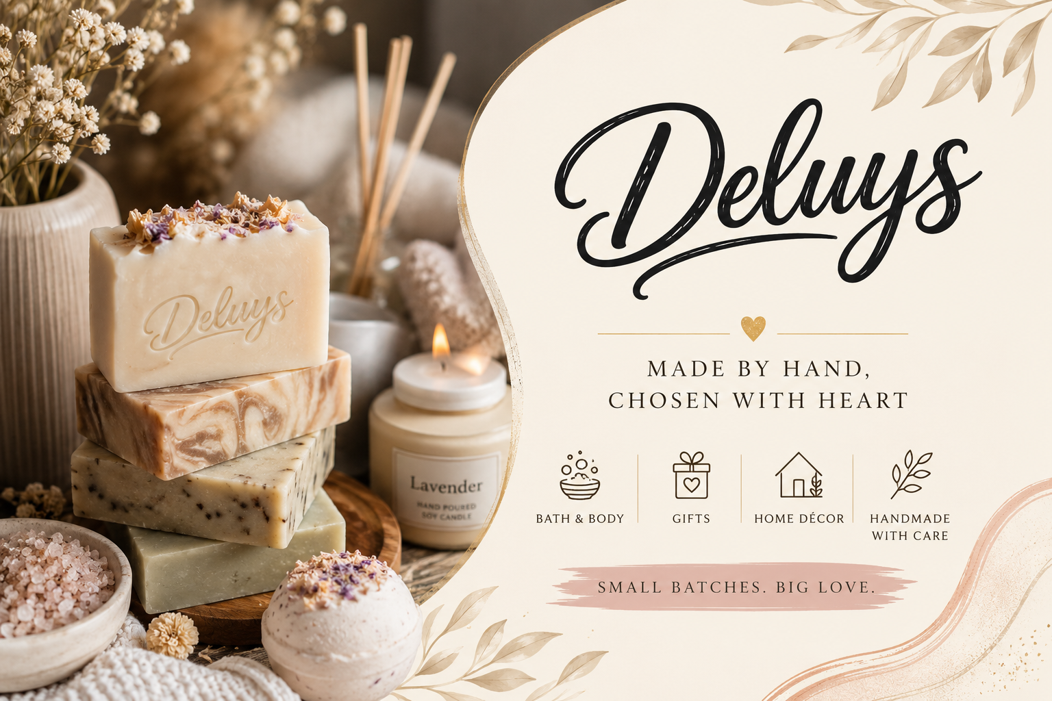 Handmade Deluys creation process